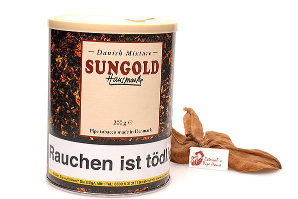 Danish Mixture Sungold (Vanille) Pipe tobacco 200g Tin
